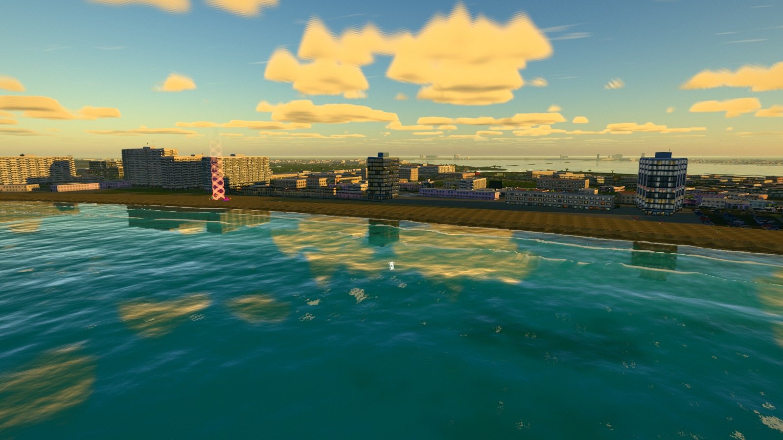 Isla Verde, capturado en el motor del juego