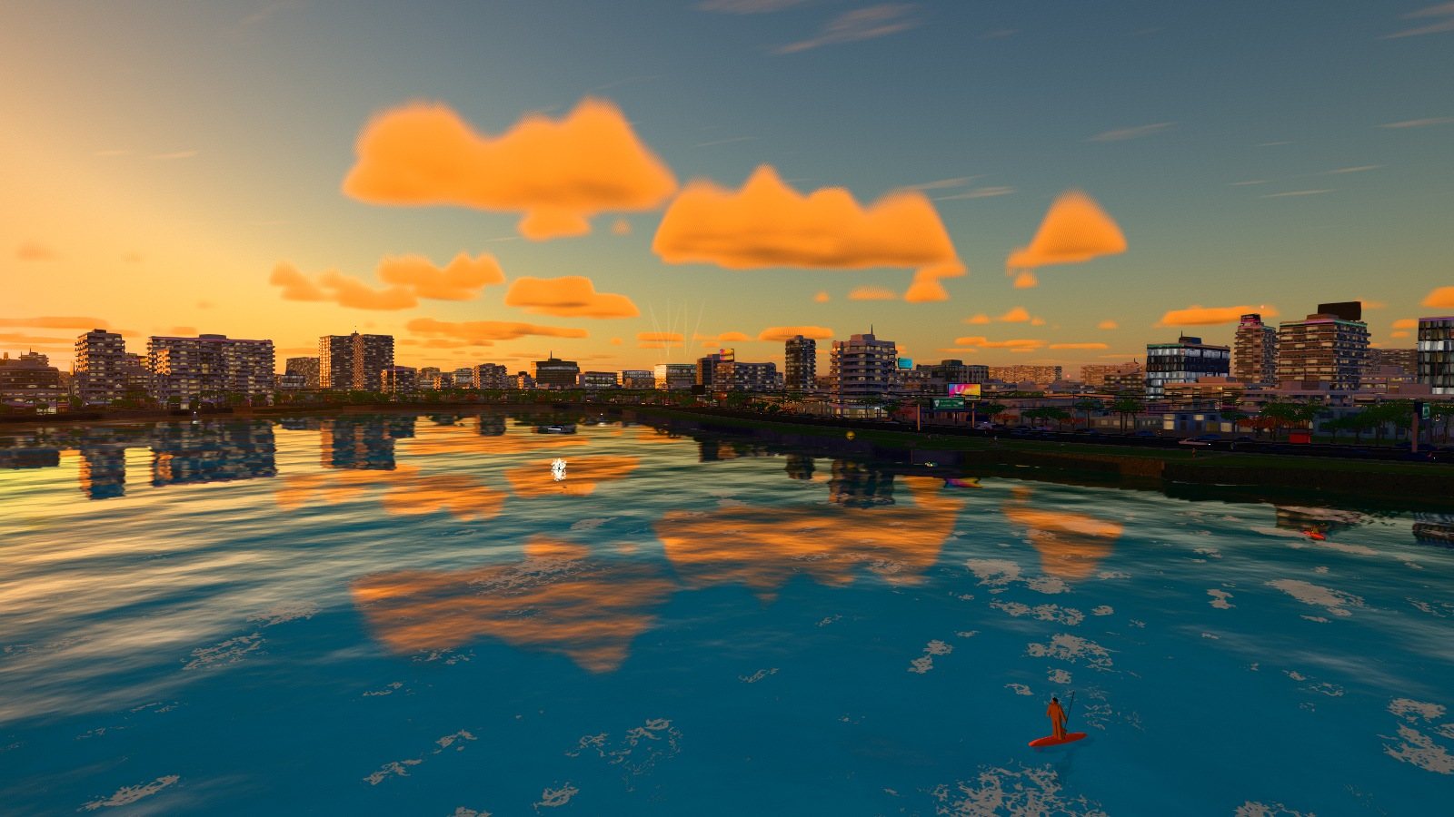 La laguna del Condado, capturado en el motor del juego