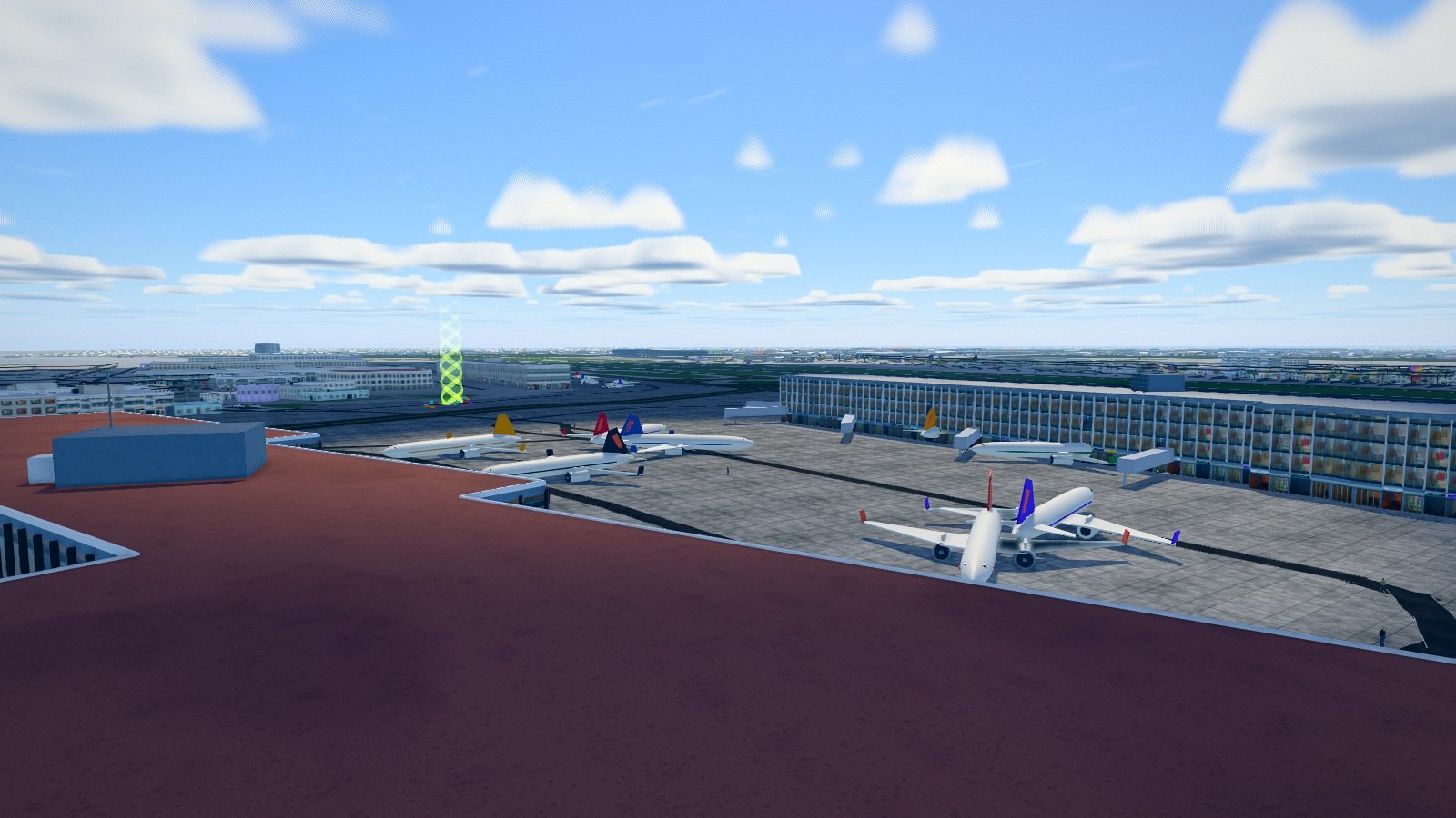 Aeropuerto SJU, capturado en el motor del juego
